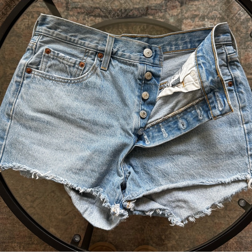 Women’s Levi’s 501 denim shorts